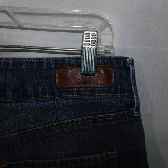 DENIZEN from Levi's Womens 6 Blue Denim Shorts  4" inseam High 8" Rise - Picture 10 of 11